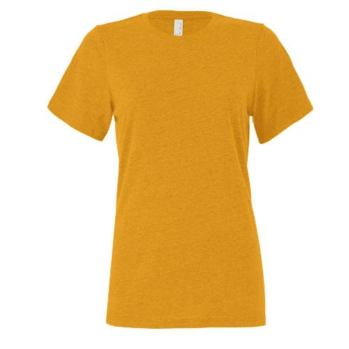 Bella Canvas Women's Relaxed Jersey Short Sleeve Tee Heather Mustard